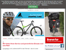 Tablet Screenshot of fahrrad-beelmann.de